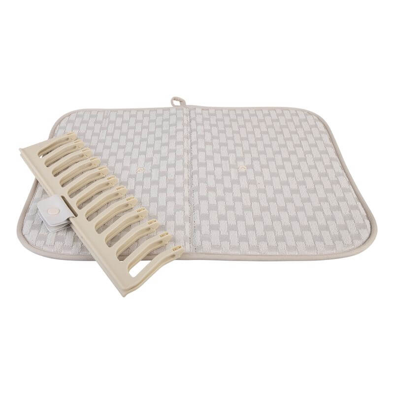 Pop Up Drying Mat Almond - KITCHEN - Dish Racks and Mats - Soko and Co