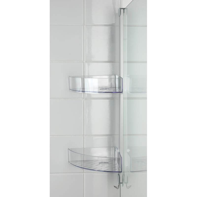 Prima 2 Tier Over Door Corner Shower Caddy - BATHROOM - Shower Caddies - Soko and Co