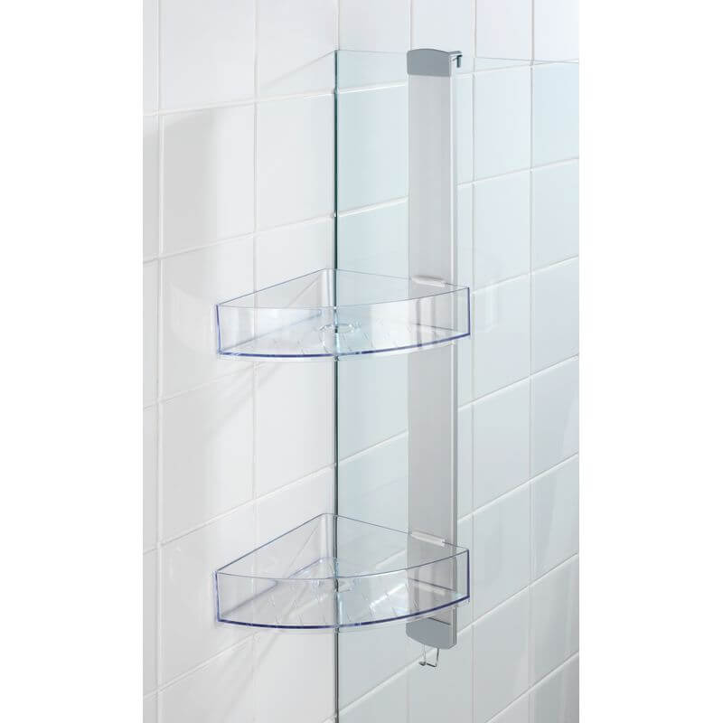 Prima 2 Tier Over Door Corner Shower Caddy - BATHROOM - Shower Caddies - Soko and Co