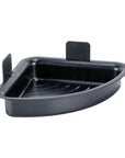 Prima Adhesive Corner Shower Basket Black - BATHROOM - Suction - Soko and Co