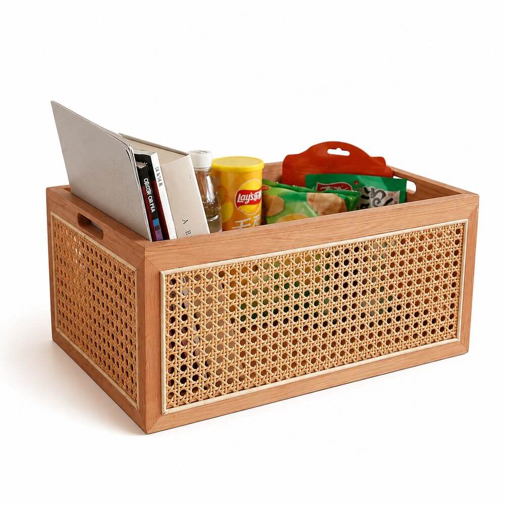 Rattan Storage Basket Medium - HOME STORAGE - Baskets and Totes - Soko and Co