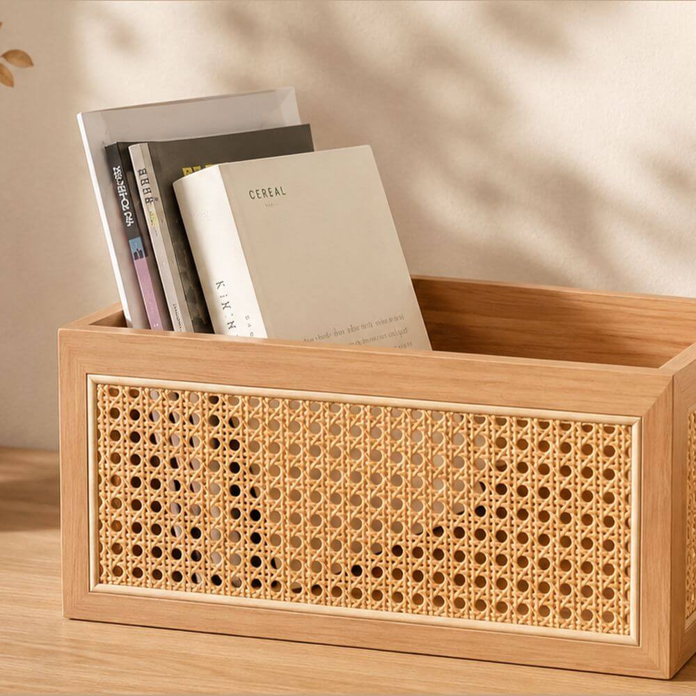 Rattan Storage Basket Medium - HOME STORAGE - Baskets and Totes - Soko and Co