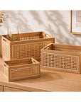 Rattan Storage Basket Medium - HOME STORAGE - Baskets and Totes - Soko and Co
