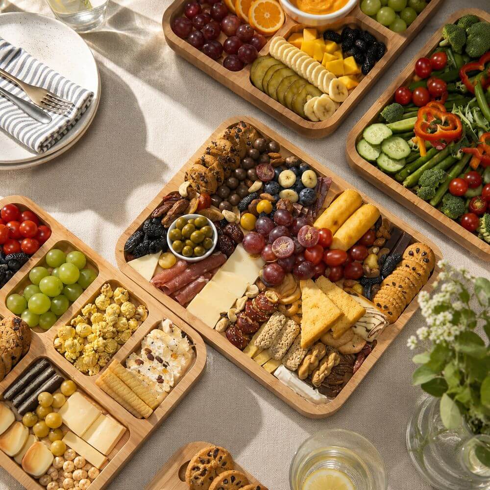 Rectangle Grazing Platter with Lid - LIFESTYLE - Picnic - Soko and Co