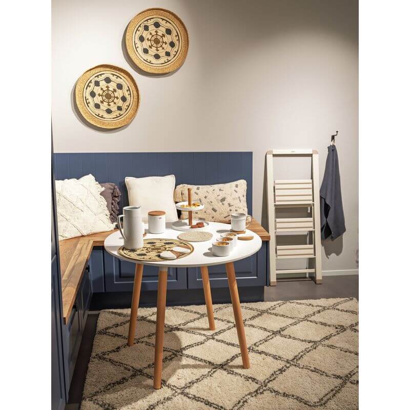 Refia 0.6L Canister White - BATHROOM - Makeup Storage - Soko and Co