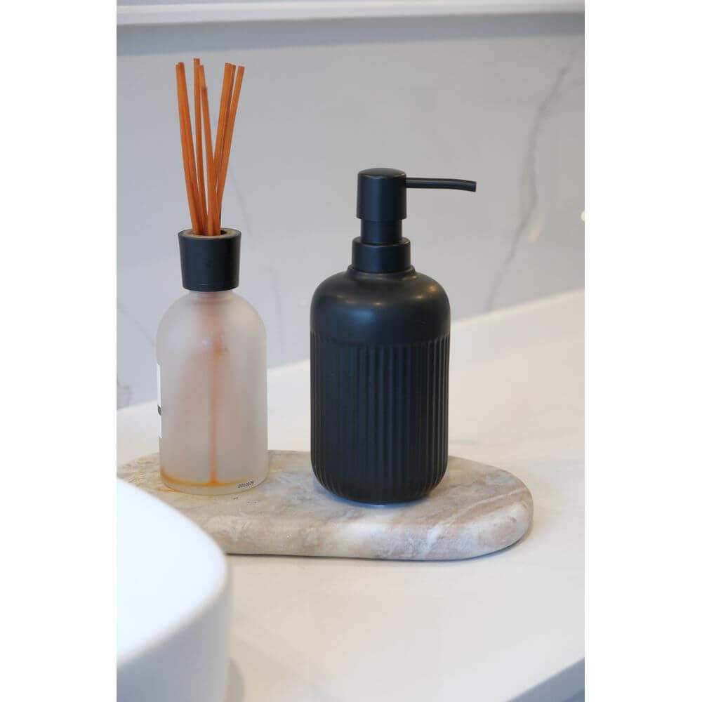 Refia Soap Dispenser Black - BATHROOM - Soap Dispensers and Trays - Soko and Co