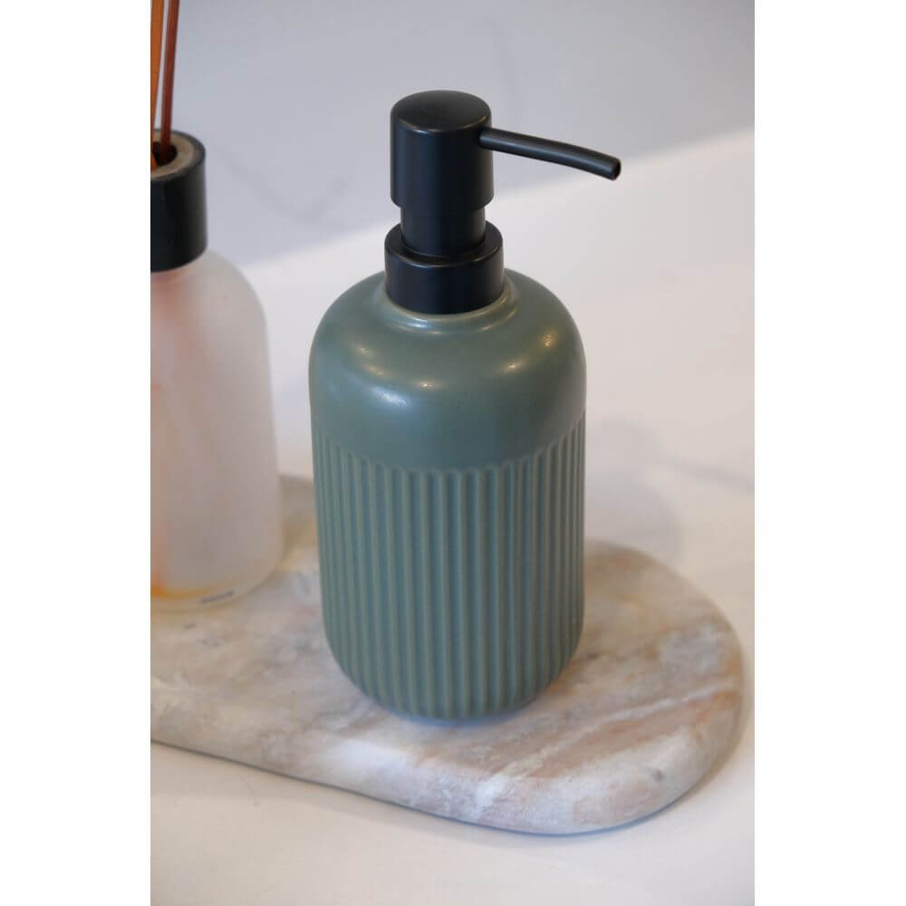Refia Soap Dispenser Green - BATHROOM - Soap Dispensers and Trays - Soko and Co