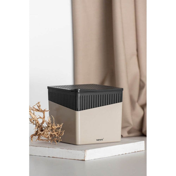 Refillable Dehumidifier Cube 1000g Beige