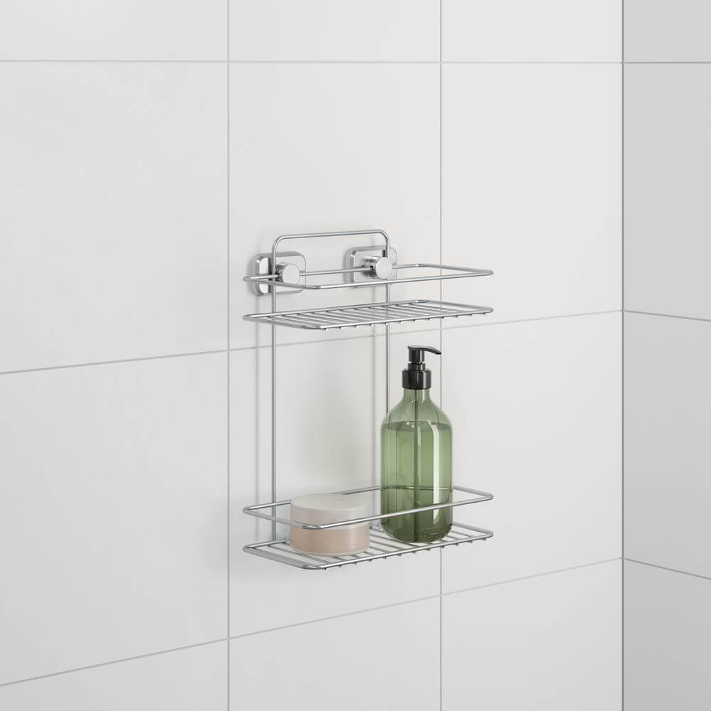 Reflex 2 Tier Rectangular Shelf - BATHROOM - Shower Caddies - Soko and Co