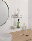 Reflex 2 Tier Rectangular Shelf - BATHROOM - Shower Caddies - Soko and Co