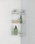 Reflex 3 Tier Corner Shelf - BATHROOM - Shower Caddies - Soko and Co