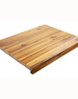 Reversible Acacia Bakers Board with Non-Slip Mat - KITCHEN - Bench - Soko and Co