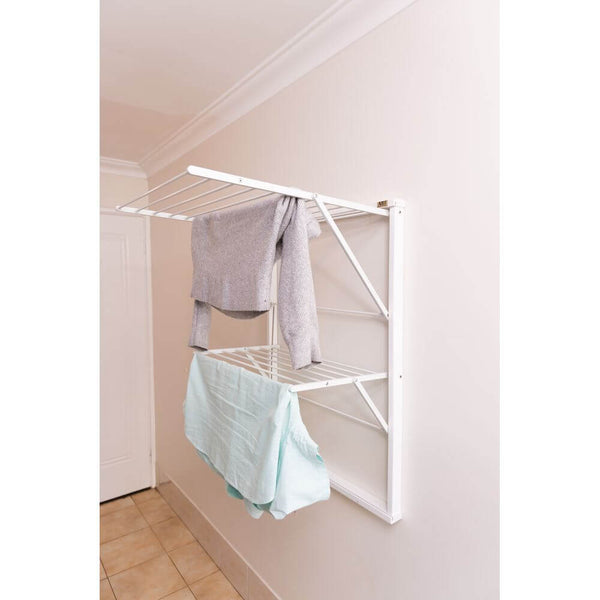 Rialto 2 Tier Wall Mounted Airer With Cover
