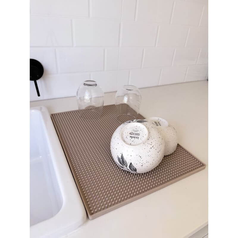 Rolla Rubber Dish Drying Mat Large - KITCHEN - Dish Racks and Mats - Soko and Co