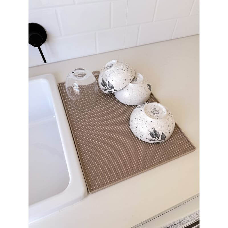 Rolla Rubber Dish Drying Mat Large - KITCHEN - Dish Racks and Mats - Soko and Co