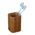 Serro Toothbrush Holder Bamboo and Black - BATHROOM - Toothbrush Holders - Soko and Co