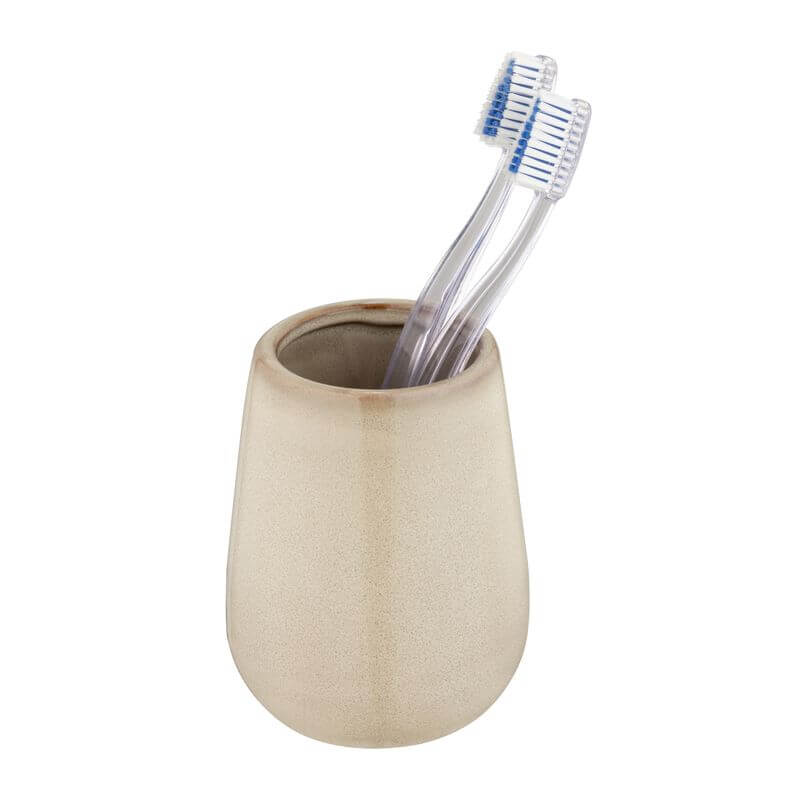 Sirmione Ceramic 3 Piece Bathroom Accessories Set Latte - BATHROOM - Bathroom Accessory Sets - Soko and Co