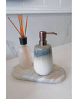 Sirmione Ceramic Soap Dispenser Coastal - BATHROOM - Soap Dispensers and Trays - Soko and Co