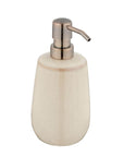 Sirmione Ceramic Soap Dispenser Latte - BATHROOM - Soap Dispensers and Trays - Soko and Co