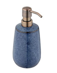 Sirmione Ceramic Soap Dispenser Reactive Blue - BATHROOM - Soap Dispensers and Trays - Soko and Co