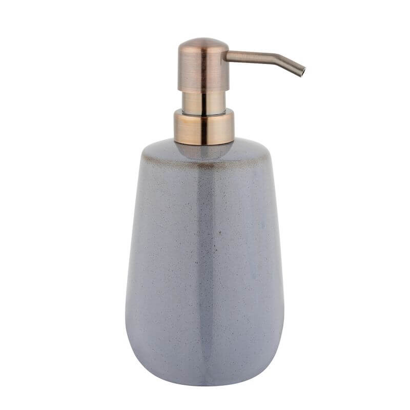 Sirmione Ceramic Soap Dispenser Slate - BATHROOM - Soap Dispensers and Trays - Soko and Co