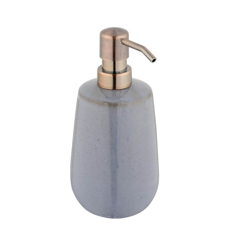 Sirmione Ceramic Soap Dispenser Slate - BATHROOM - Soap Dispensers and Trays - Soko and Co