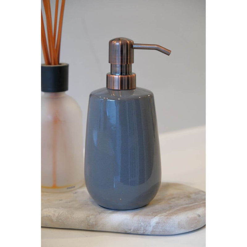 Sirmione Ceramic Soap Dispenser Slate