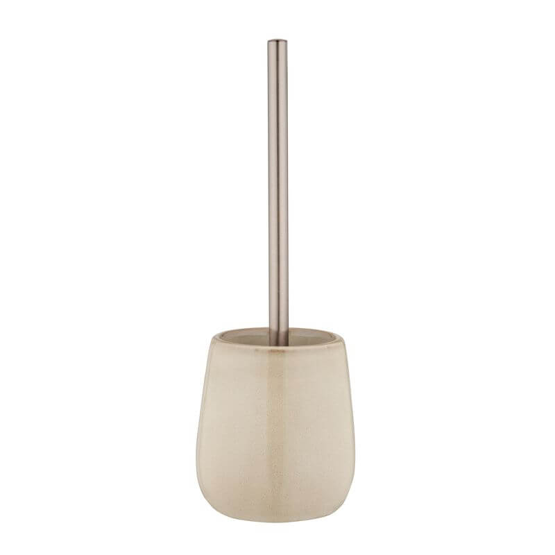 Sirmione Ceramic Toilet Brush Latte - BATHROOM - Toilet Brushes - Soko and Co