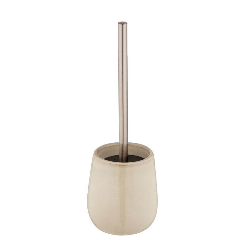 Sirmione Ceramic Toilet Brush Latte - BATHROOM - Toilet Brushes - Soko and Co