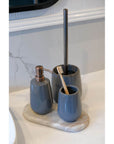 Sirmione Ceramic Toilet Brush Slate - BATHROOM - Toilet Brushes - Soko and Co