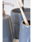 Sirmione Ceramic Toilet Brush Slate - BATHROOM - Toilet Brushes - Soko and Co