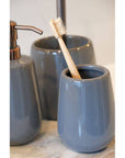 Sirmione Ceramic Toilet Brush Slate - BATHROOM - Toilet Brushes - Soko and Co