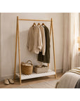 Aalto Bamboo Garment Rack - WARDROBE - Garment Racks - Soko and Co