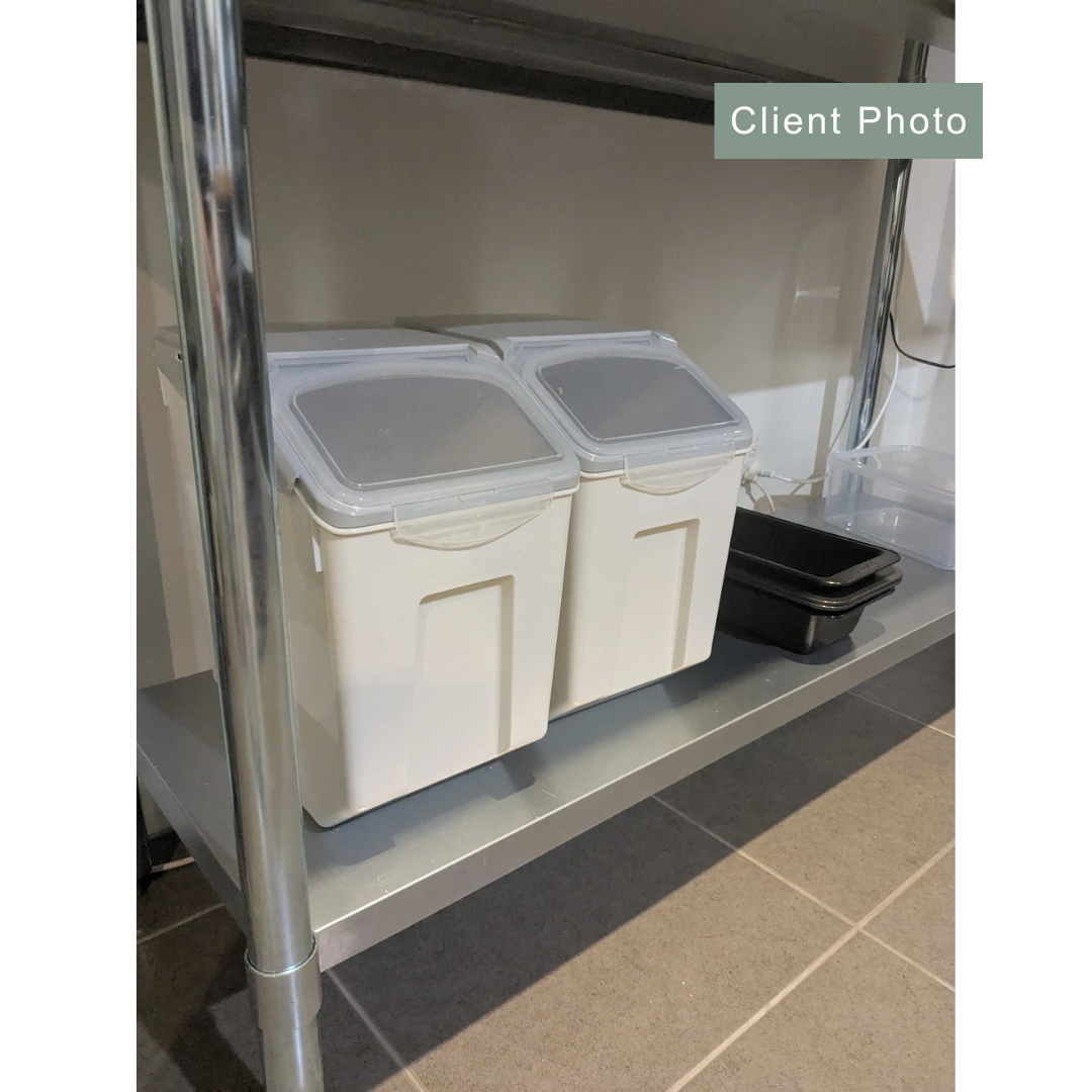 Soko Store 15kg Stackable Rice Container &amp; Bulk Food Storer - KITCHEN - Food Containers - Soko and Co