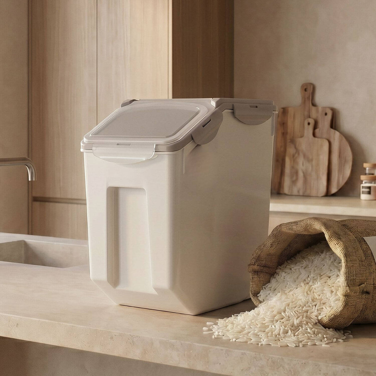Soko Store 15kg Stackable Rice Container $44.95 ($69.95) + more up to 35% off Soko & Co clearance