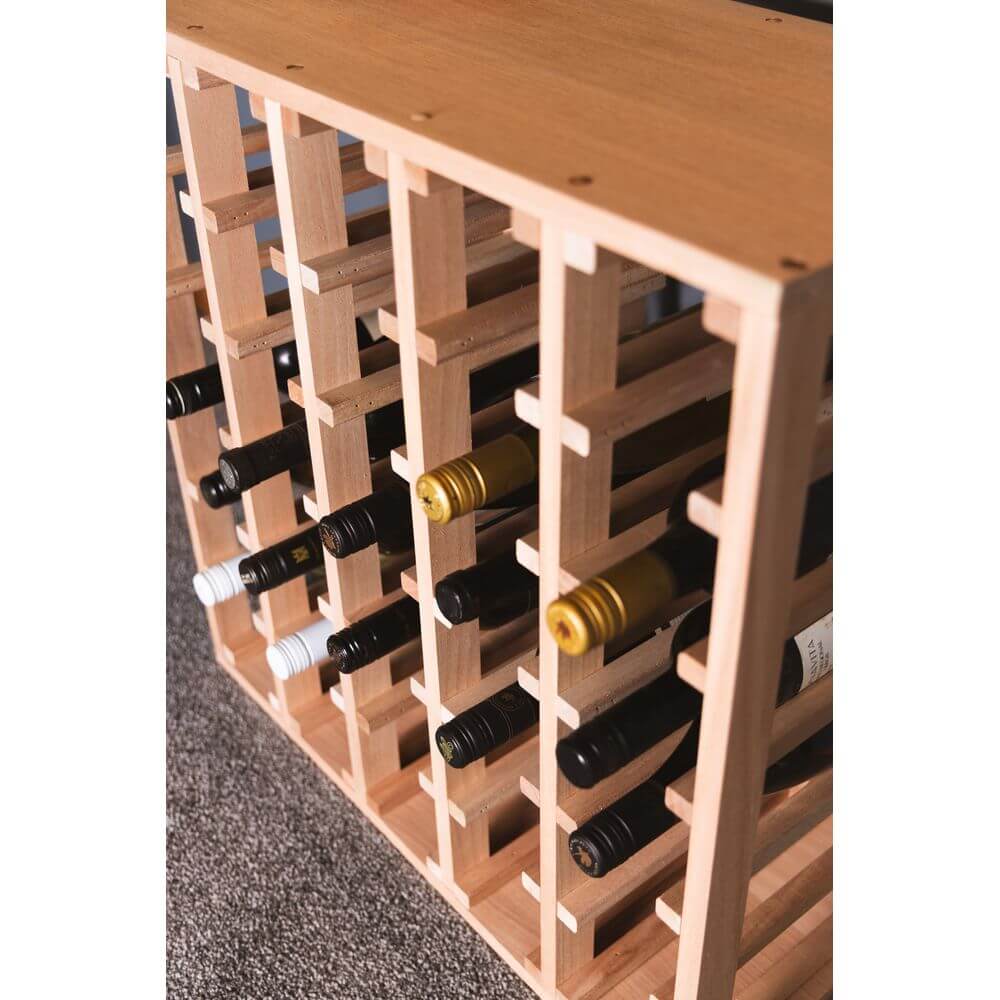 Sorrento Rustic 30 Bottle Timber Wine Rack - WINE - Wine Racks - Soko and Co