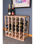 Sorrento Rustic 30 Bottle Timber Wine Rack - WINE - Wine Racks - Soko and Co