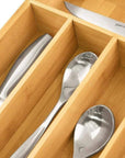 St Clare 5 Compartment Bamboo Cutlery Tray - KITCHEN - Cutlery Trays - Soko and Co