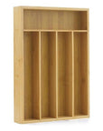 St Clare 5 Compartment Bamboo Cutlery Tray - KITCHEN - Cutlery Trays - Soko and Co