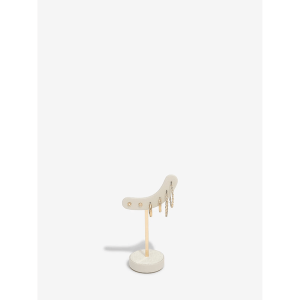 Stackers Earring Stand Oatmeal Linen