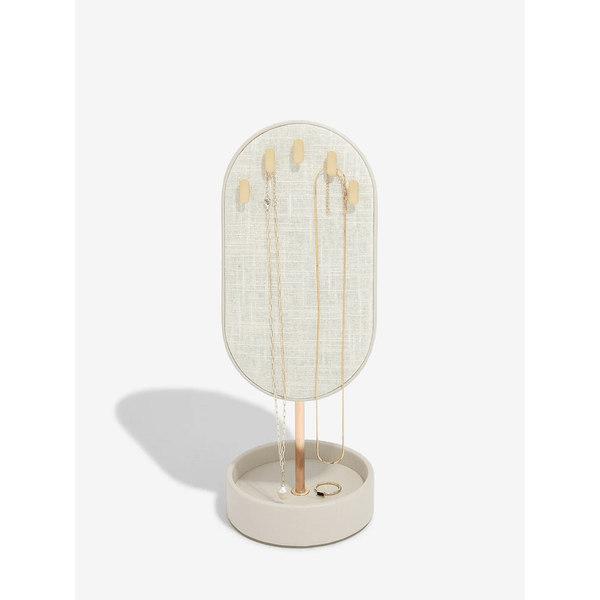 Stackers Tilted Jewellery Stand Oatmeal Linen