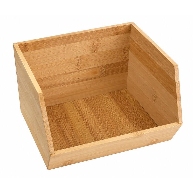 Stacking Storage Basket Bamboo - KITCHEN - Bench - Soko and Co