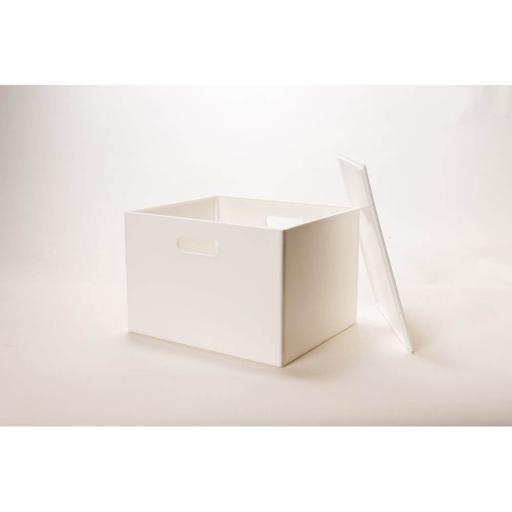 Staco Stacking & Collapsible Storage Box with Lid Large - WARDROBE - Storage - Soko and Co