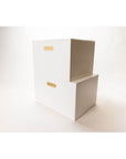 Staco Stacking & Collapsible Storage Box with Lid Large - WARDROBE - Storage - Soko and Co