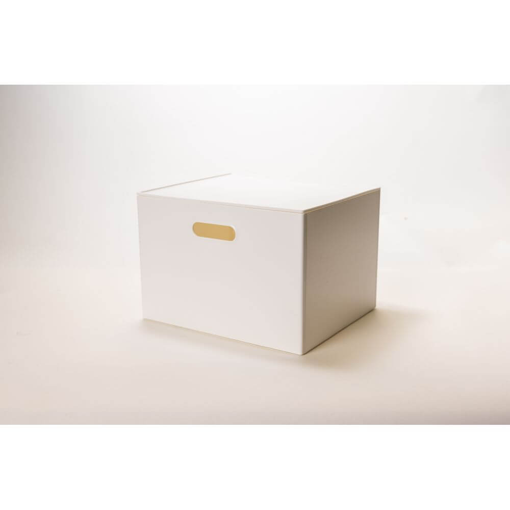 Staco Stacking &amp; Collapsible Storage Box with Lid Large - WARDROBE - Storage - Soko and Co
