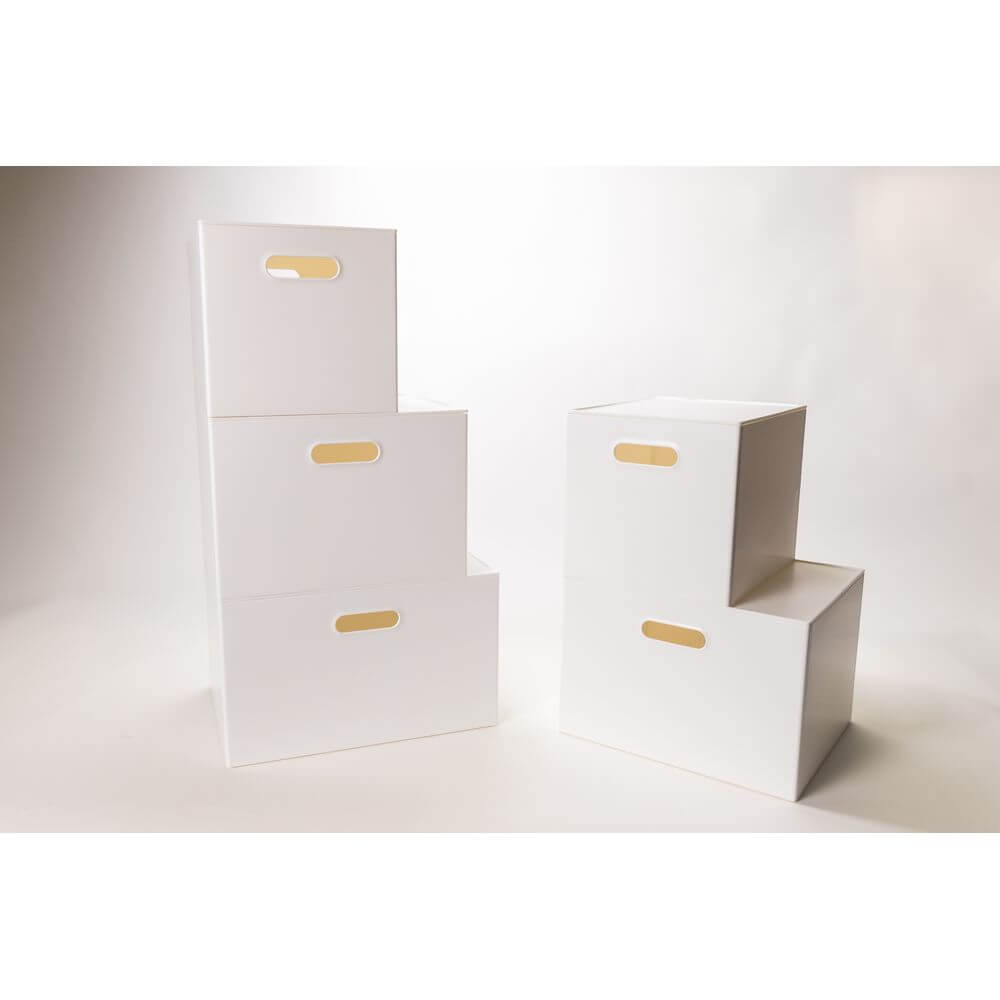 Staco Stacking & Collapsible Storage Box with Lid XL - WARDROBE - Storage - Soko and Co