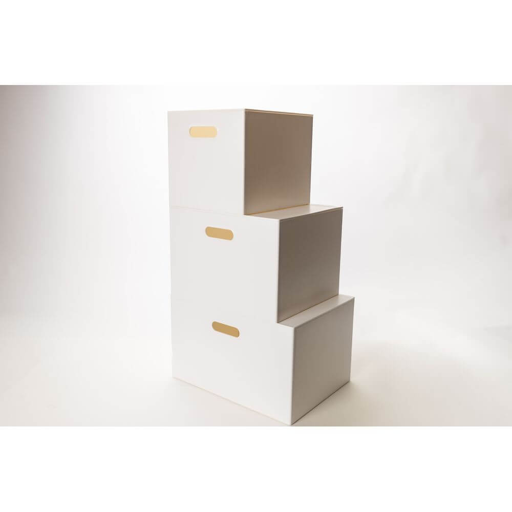 Staco Stacking &amp; Collapsible Storage Box with Lid XL - WARDROBE - Storage - Soko and Co