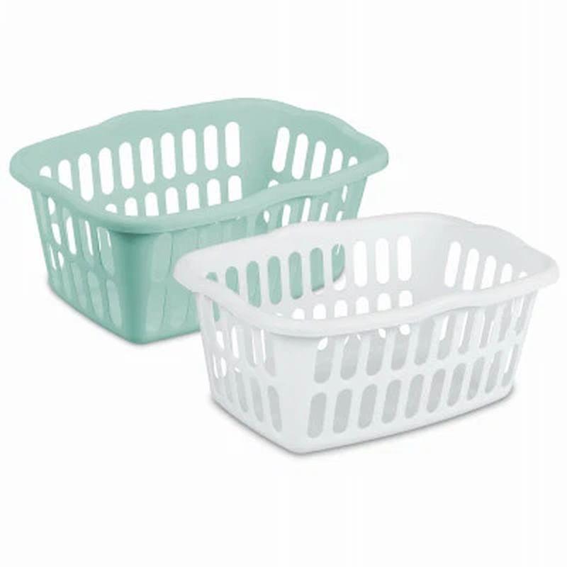 Sterilite 53L Laundry Basket Aqua/White - LAUNDRY - Baskets and Trolleys - Soko and Co