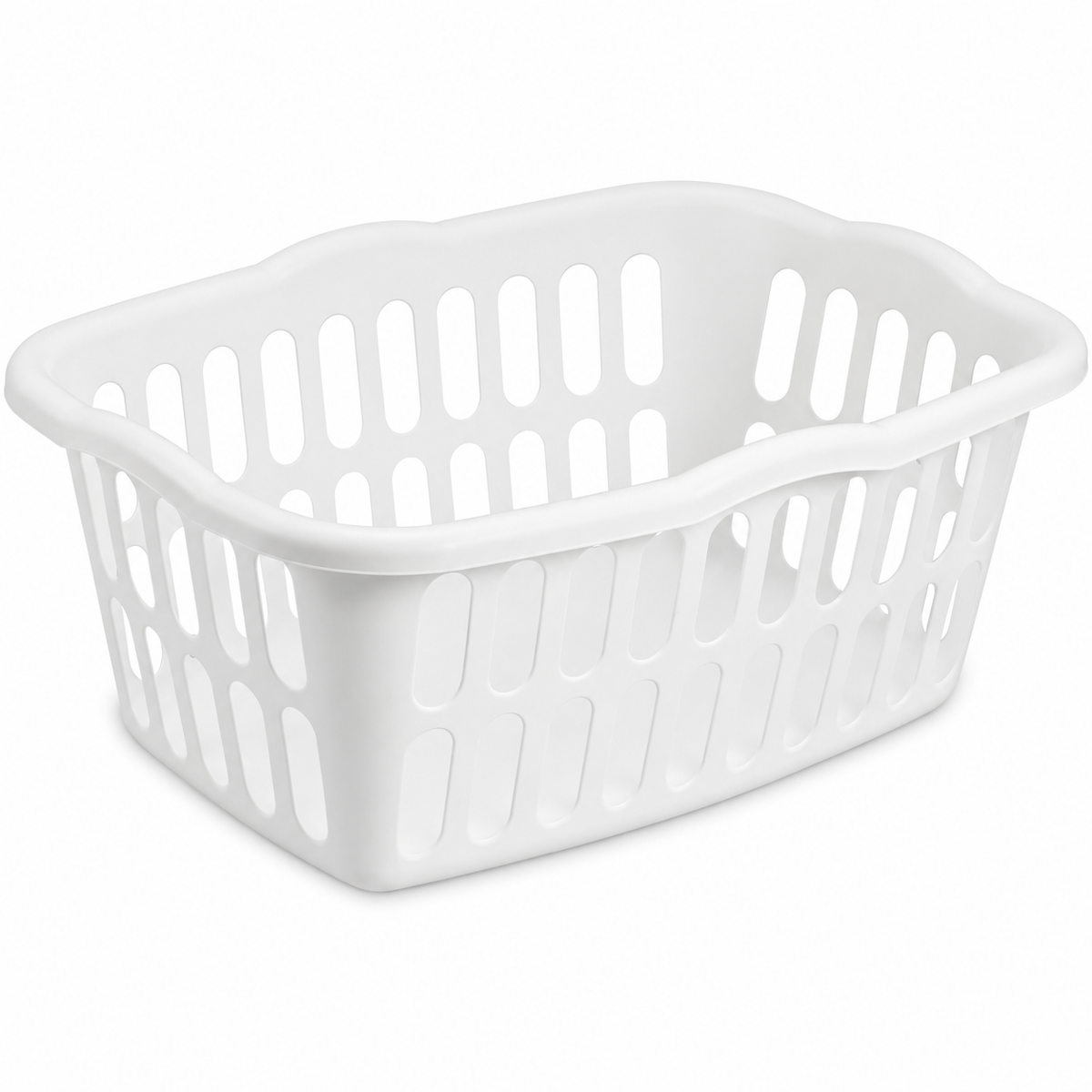Sterilite 53L Laundry Basket White - LAUNDRY - Baskets and Trolleys - Soko and Co