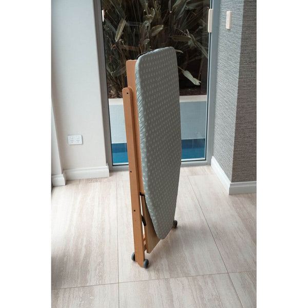 Stirocomodo Ironing Board On Wheels Natural